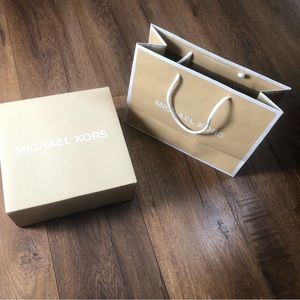 Michael Kors Paper Bag and box Gift Bags